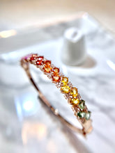 將圖片載入圖庫檢視器 18K金彩寶石手鐲