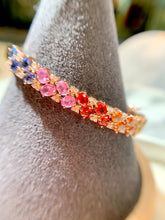 將圖片載入圖庫檢視器 18K金彩寶石手鐲