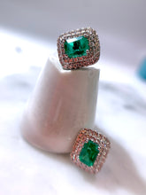 將圖片載入圖庫檢視器 18K綠寶石耳環