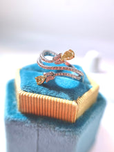 將圖片載入圖庫檢視器 18K金黃鑽戒指