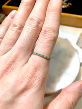 將圖片載入圖庫檢視器 18K金綠寶戒指