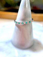 將圖片載入圖庫檢視器 18K金綠寶戒指