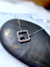 將圖片載入圖庫檢視器 18K鑽石吊咀連頸鏈