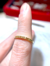 將圖片載入圖庫檢視器 18K金黃鑽戒指
