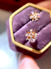 將圖片載入圖庫檢視器 18K金鑽石耳環